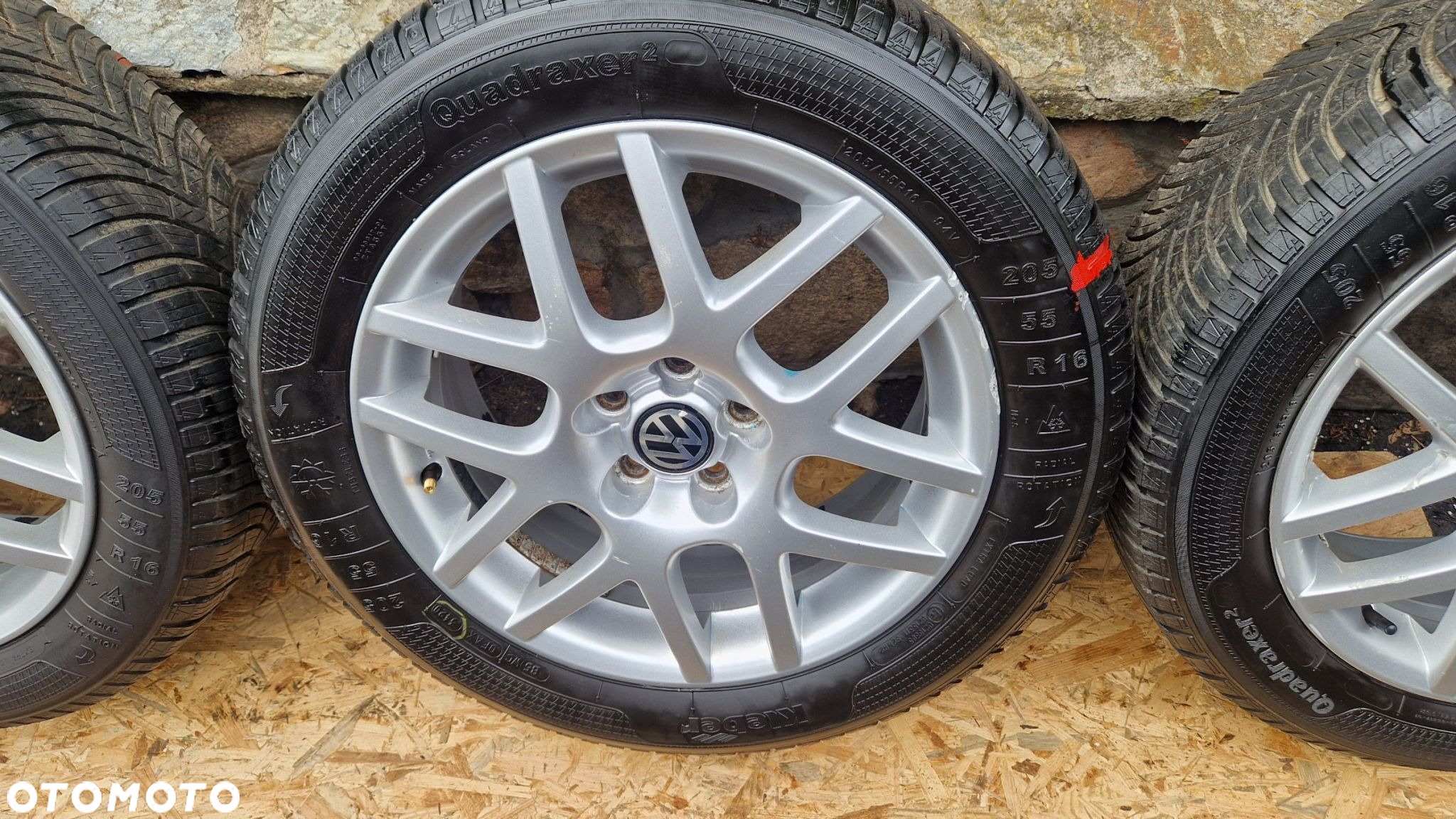 VW ET42 1J0601025AB FELGI ALUMINIOWE 16' 6,5Jx16H2 5x100 - 6