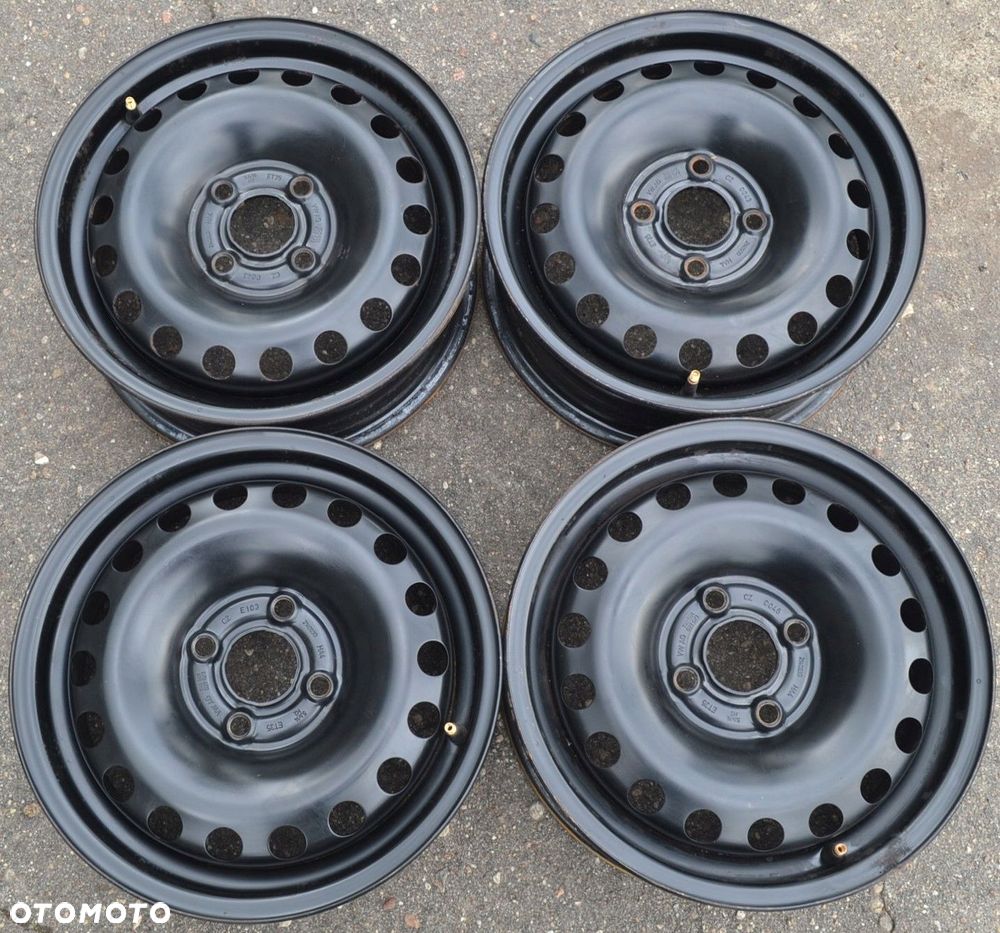 FELGI STALOWE OEM VW SKODA SEAT 4x100 5J14 ET 35 x4szt F-421 - 3