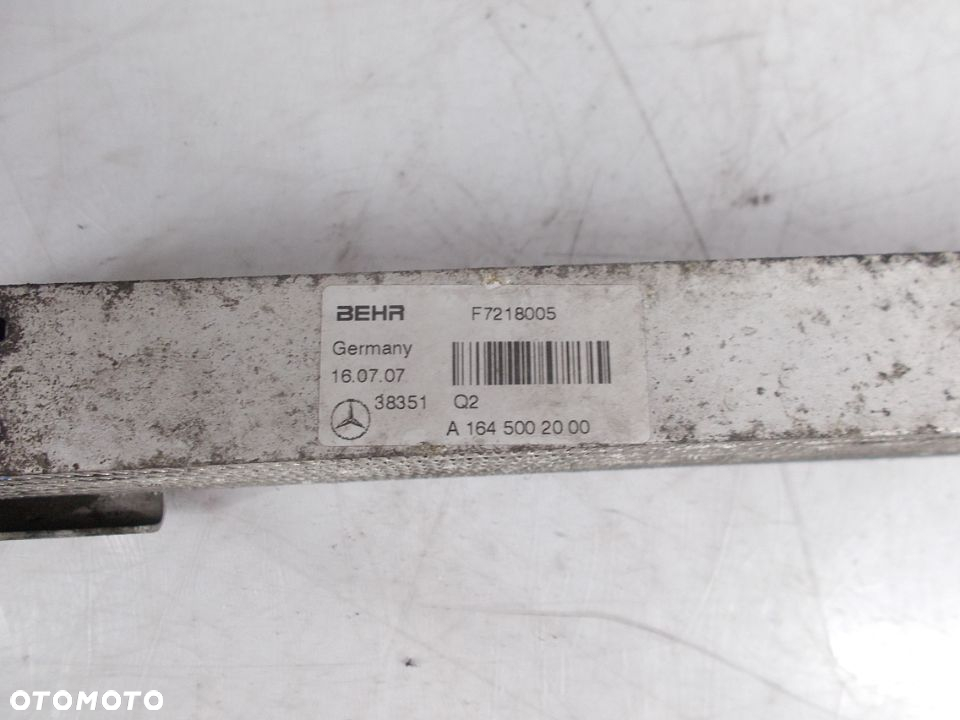 Chłodnica wentylator ML W164 420cdi przewód powietrza oleju - 12