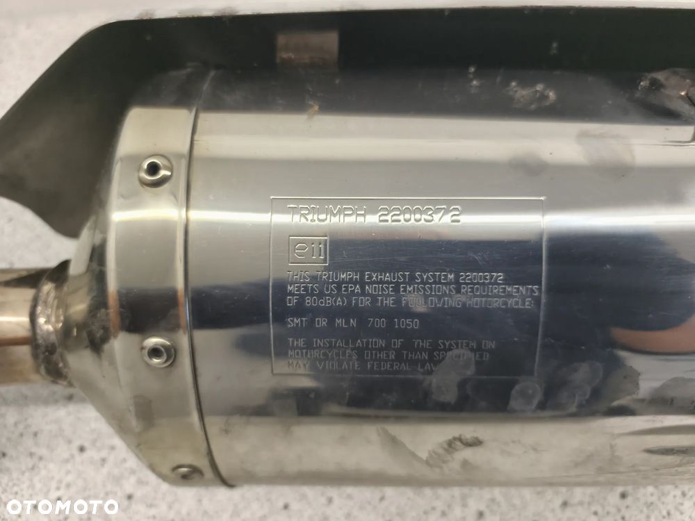 Wydech, tłumik, osłona wydechu, tłumika Triumph Tiger 1050 - 15