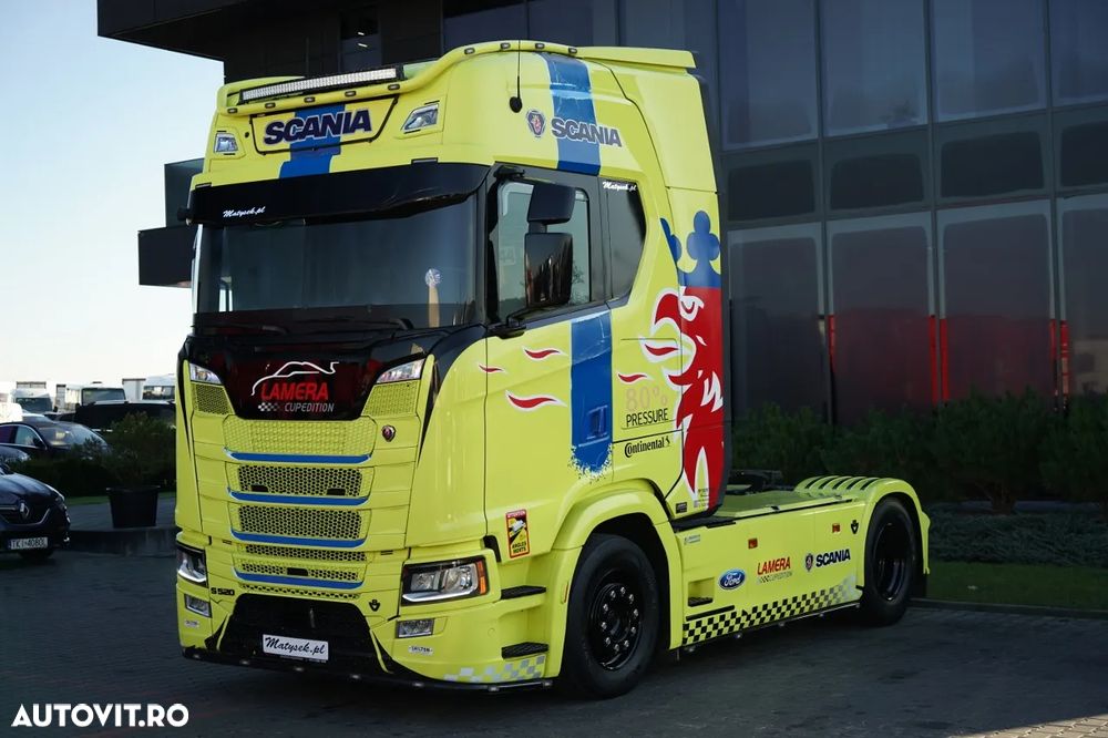 Scania S 520 / V8 / RETARDER / I-PARK COOL / COMPLET AIRMATIC / PIELE / - 2