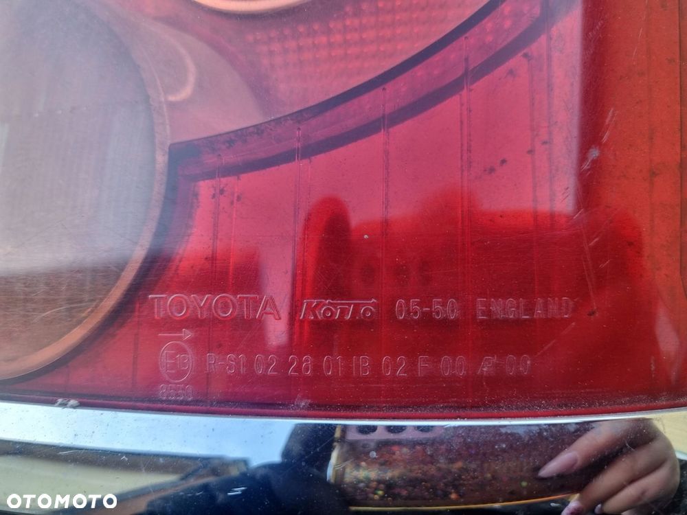 TOYOTA AVENSIS II T25 03-09 KOMBI LAMPA PRAWY TYŁ PRAWA TYLNA PT EU * - 3