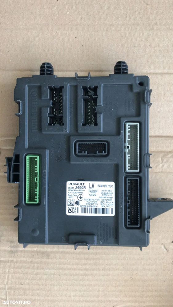 Modul confort renault kadjar 2021 1.5 cdi 284B12690R 19382494210929 A2C1906340000 284B13274R