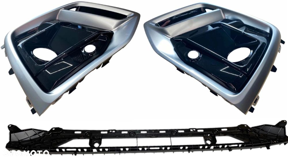 KPL x3 KRATKA ZDERZAKA PRAWA LEWA ŚRODKOWA atrapa Audi Q5 2020+ S-Line 80A - 1