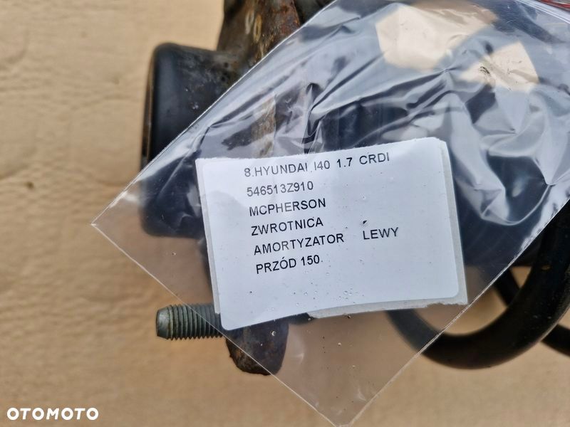 hyundai i40 1.7 crdi mcpherson lewy przód zwrotnica lewa piasta amortyzator - 6