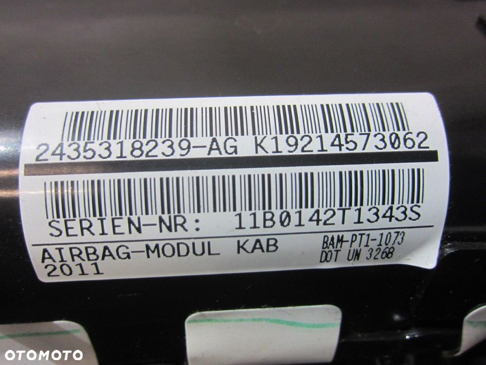 BMW X3 F25 F26 X4 PODUSZKA KOLANOWA LEWA AIRBAG 9214573 72129214573 USA CZ - 8