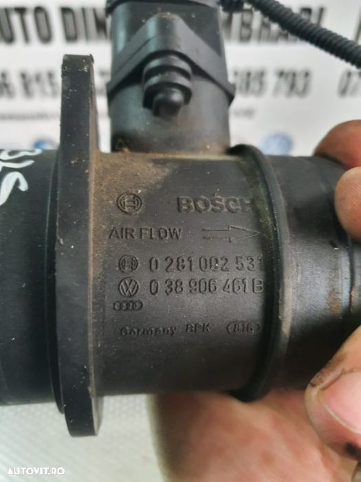 Debitmetru Aer VW Seat Skoda  1.9 TDI  106 CAI Motor BLS  Octavia Passat Golf Touran - 3