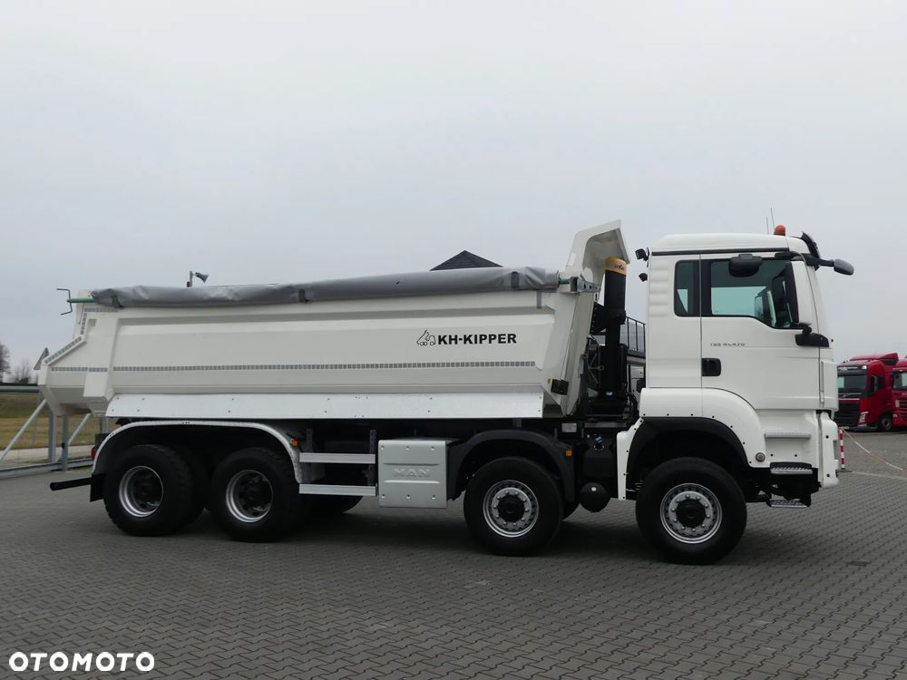 MAN TGS 41.470 / 8x8 / WYWROTKA KH-KIPPER / MANUAL / NISKI PRZEBIEG / - 9
