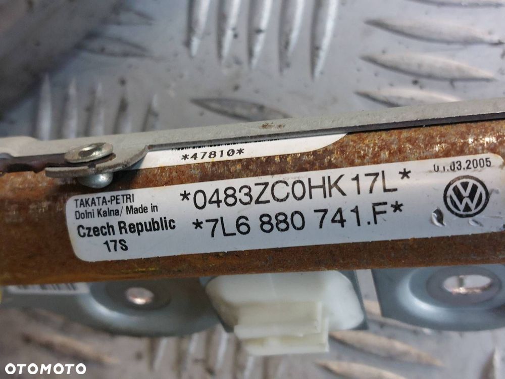 ZESTAW AIRBAG KOKPIT DESKA PASY PODUSZKI KURTYNY MODUŁ TOUAREG I 7L - 2