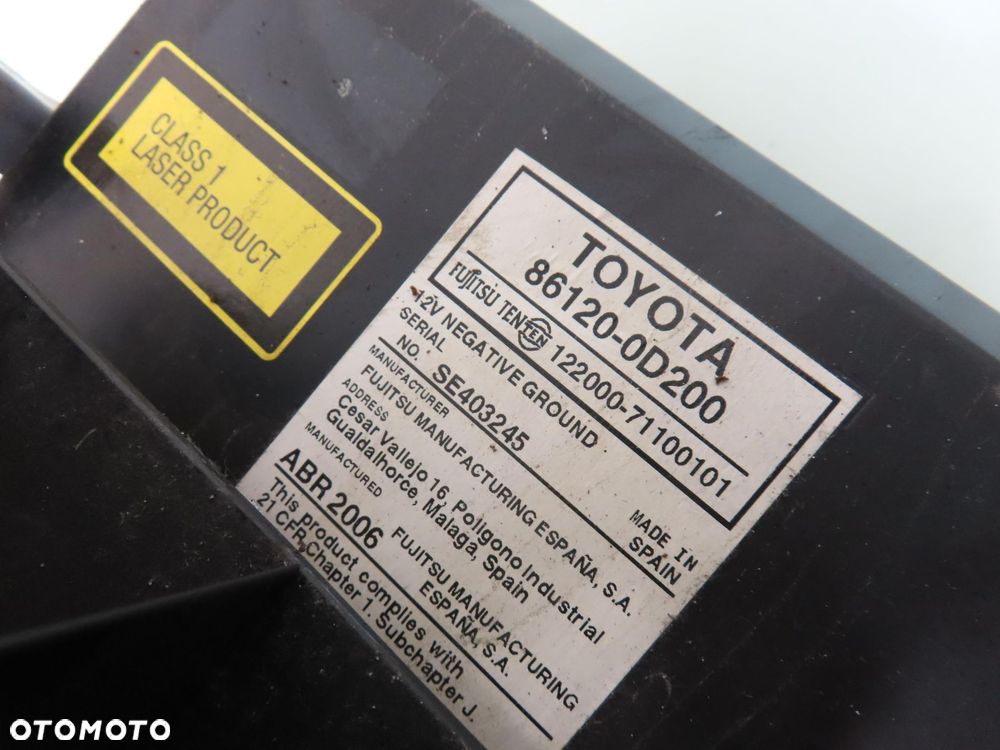 RADIO TOYOTA YARIS II 861200D200 - 7