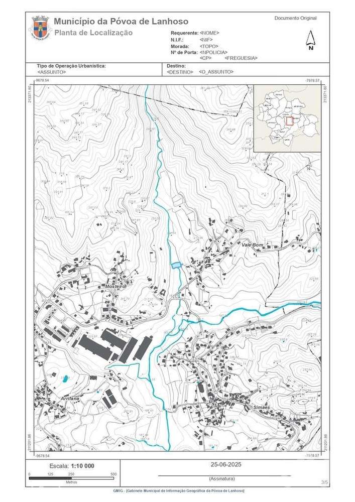 Terreno Agrícola em Fonte Arcada E Oliveira de 1100,00 m2 - Grande imagem: 3/4