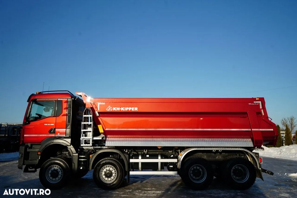 MAN TGS 41.480 / 8X8 / ​​BASCULATOR / AUTOMAT / NOU-NOUȚ / ECHIPAMENTE BOGATE / DISPONIBIL IMEDIAT / AUR METALIC / - 11