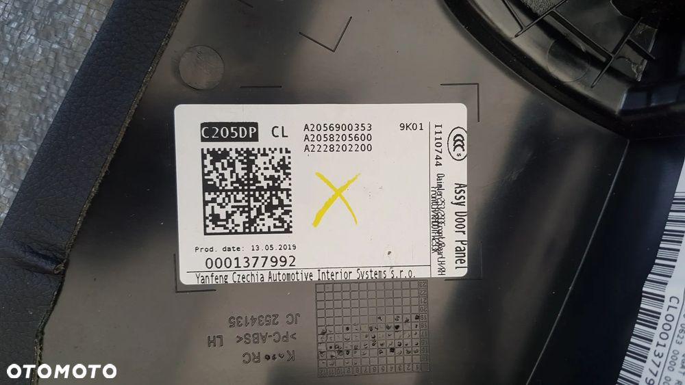 MERCEDES W205 C KLASA BOCZKI TYLNE L/P A2056900353 A2056900453 - 7