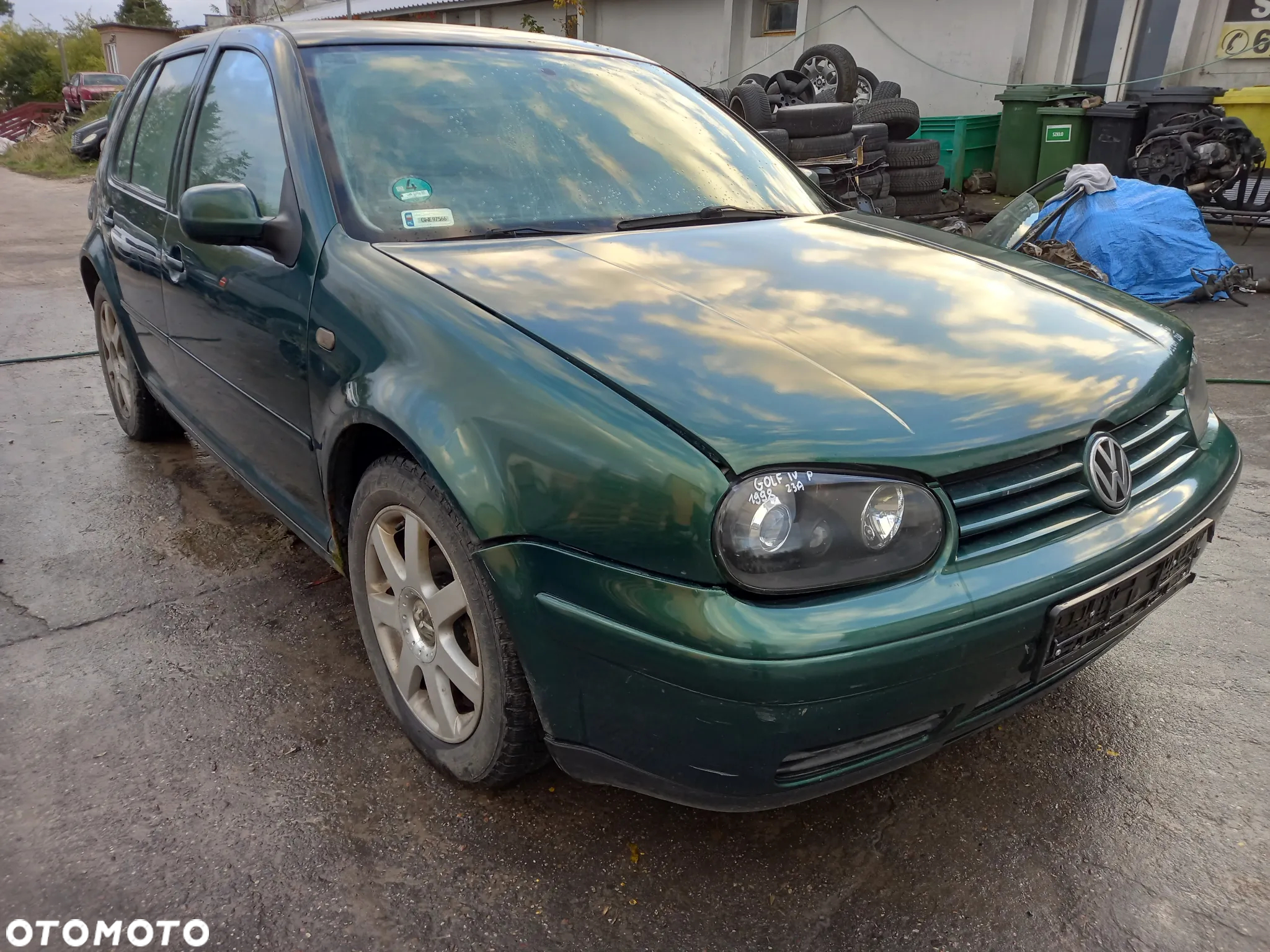 VW GOLF IV DRZWI LEWY TYŁ LEWE TYLNE LC6M - 12