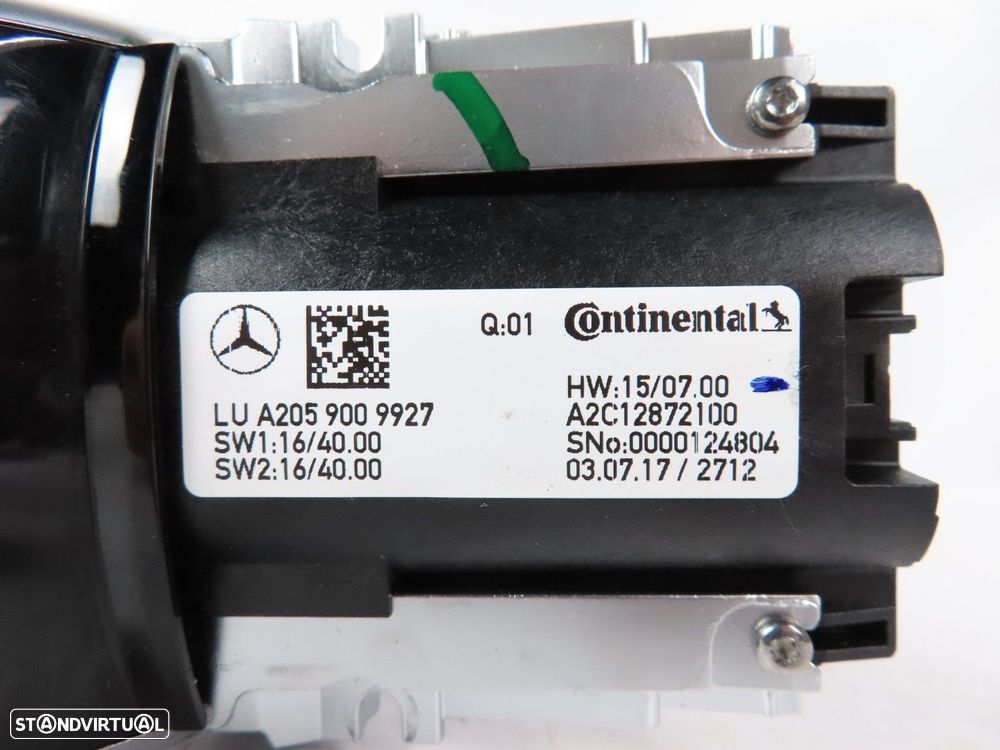 Comando de Computador de Bordo Touchpad Seminovo/ Original MERCEDES-BENZ C-CLASS... - 6