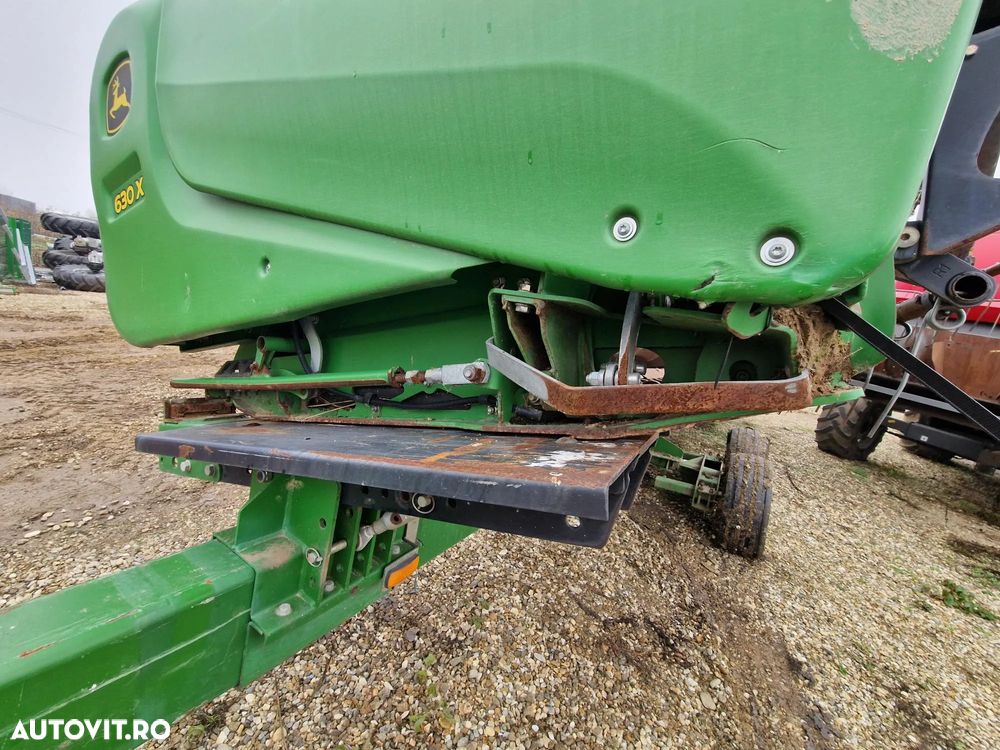 John Deere 630X HEADER PAIOASE si CARUCIOR TRANSPORT  ZURN SWW500-630X - 19