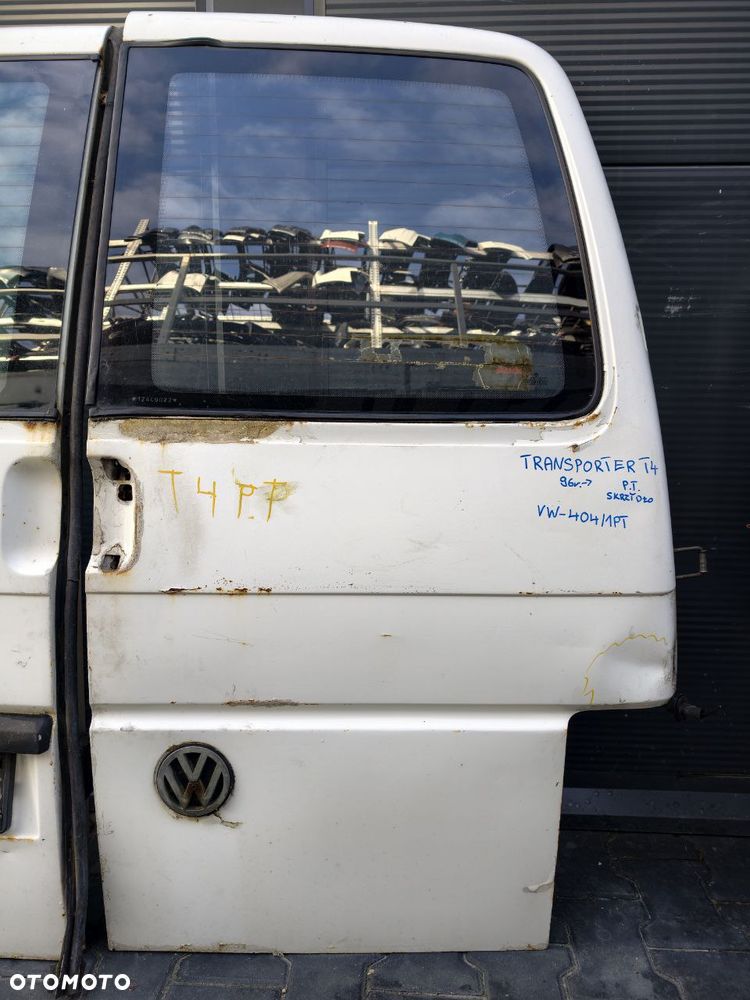 W-wa VW T4 DRZWI MASKA BŁOTNIK ZDERZAK GRILL BELKA KOLOR BIAŁY - 4