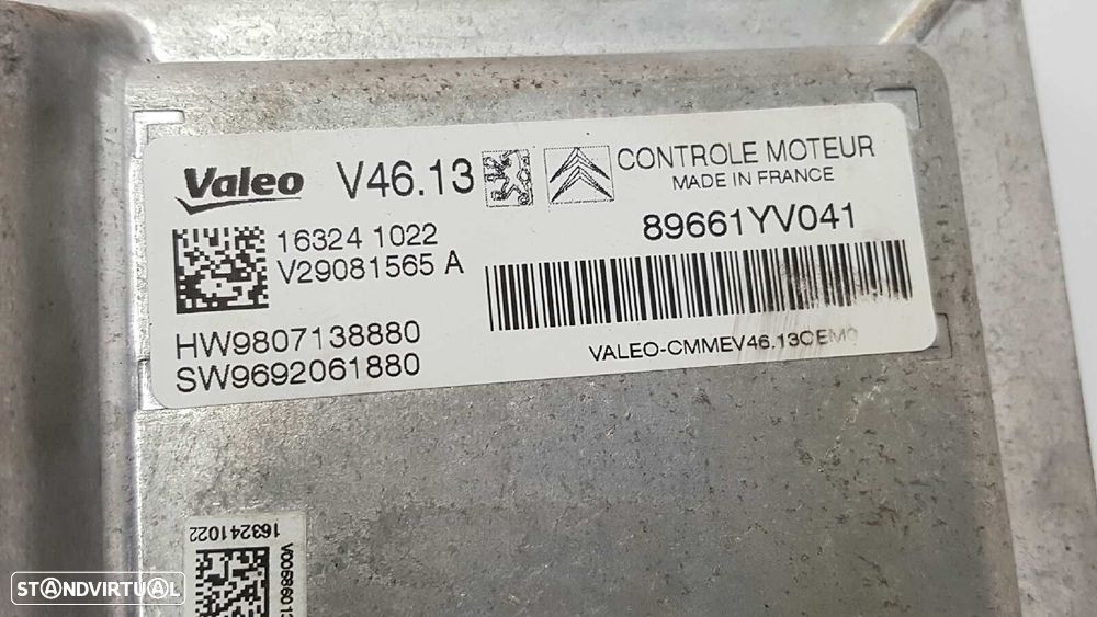 CENTRALINA DO MOTOR UCE PEUGEOT 108 ACTIVE - 2