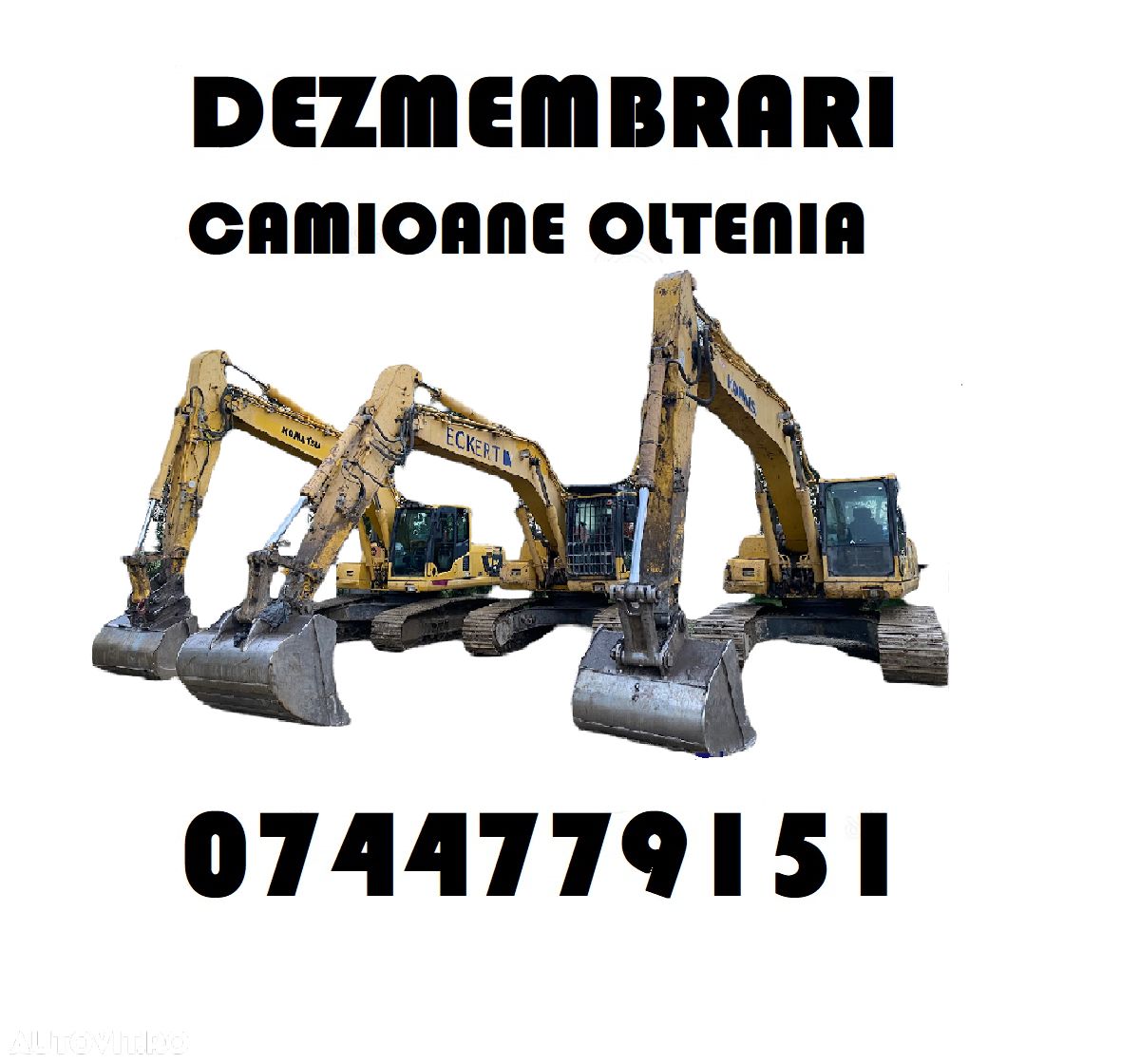 EXCAVATOR KOMATSU PC210-8 dezmembrari :cale de rulare ,lant de rulare ,hidromotor , coroana de rotire , reductor de rotire , pompa hidraulica , cilindrii hidraulici - 1