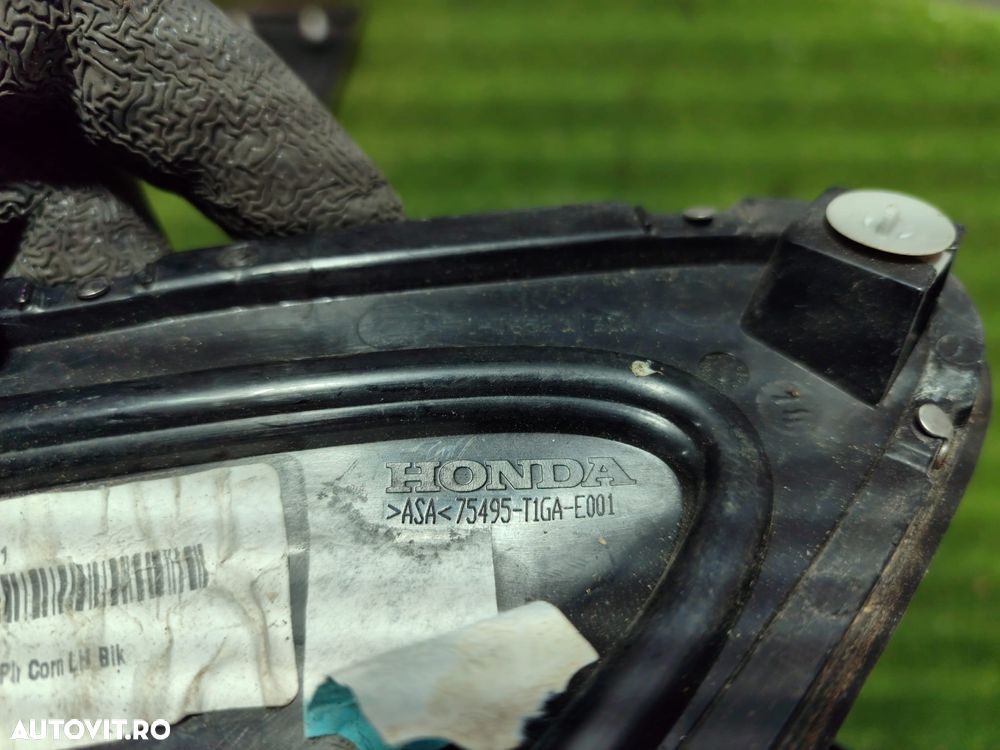 ORNAMENT USA (3 BUC.) HONDA CR-V 2.2 DIESEL 2015 Hatchback / 2012-2016 STANGA /  HONDA CIVIC TOURER BREAK 1.6 DIESEL 2017 / 2013-2017 STANGA  / NISSAN LEAF EM57 ELECTRIC MOTOR F/EV HATCHBACK 2016 STANGA / 2011-2016 COD OEM 75495-TV0-E0 / 75495-T1GA-E001 / 78127-3NL0A - 7