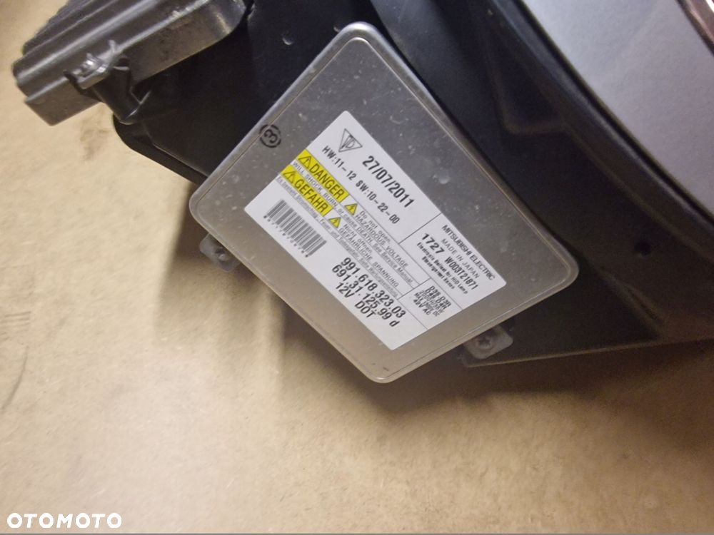 lampa przednia komplet lamp porsche carrera 99163123205 99163113103 - 7