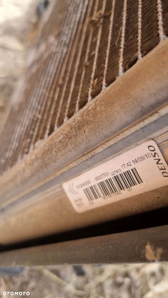 citroen c3 ii 1.2 1.4 benzyna pas przedni chłodnica wody wentylator - 11