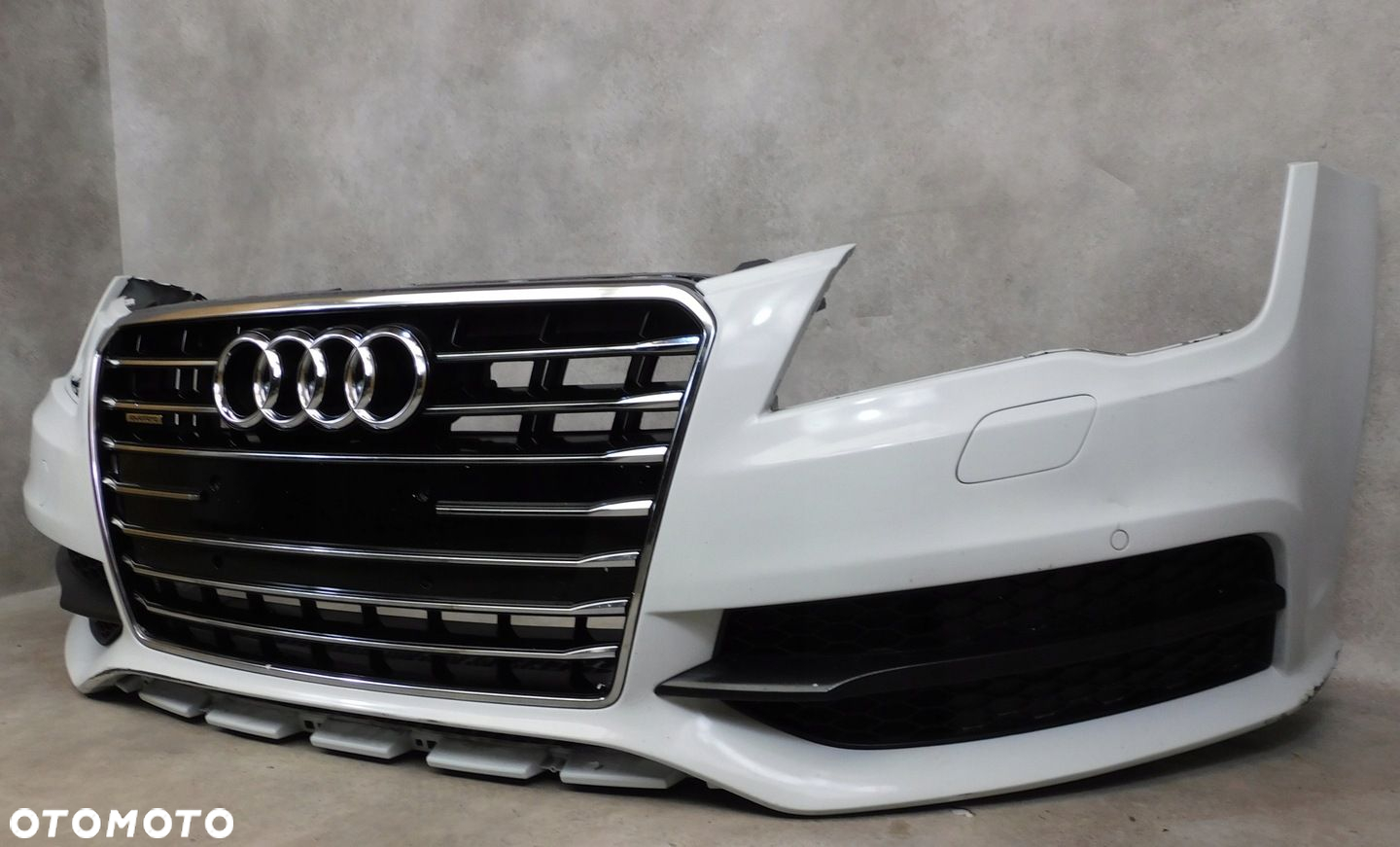 AUDI A7 C7 4G8 S LINE ZDERZAK PRZÓD PRZEDNI KOMPLETNY PRZED LIFT - 4