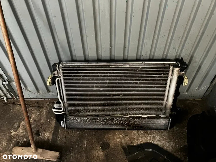 KOMPLET CHŁODNIC WENTYLATOR SKODA RAPID 1.4TDI - 2