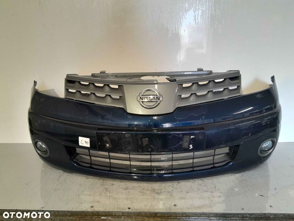 ^ ZDERZAK PRZÓD PRZEDNI DO NISSAN NOTE E11 BW9 GRANAT GRANATOWY HALOGENY - 1