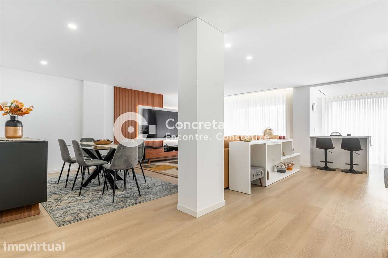 Apartamento T3 com garagem fechada em Barcelos - Grande imagem: 2/36