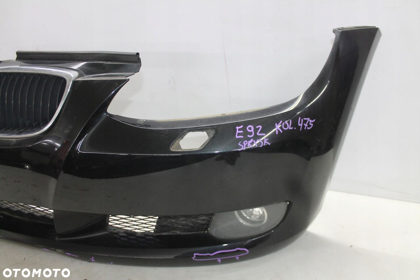 ZDERZAK PRZÓD PRZEDNI SPRYSK BMW SERIA 3 E92 E93 KOL. 475 06-12 - 6