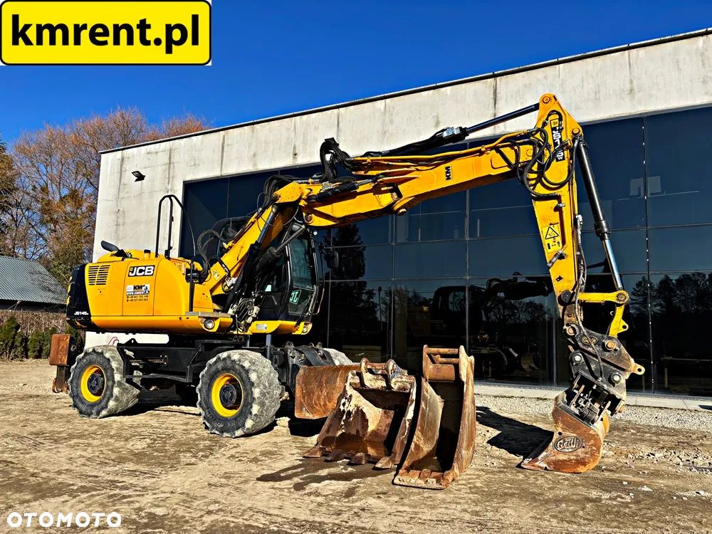 JCB JS 145 WTT4 I KOPARKA KOŁOWA 2016R. | S 130 160 313 315 CAT KOMATSU PW 140 - 5
