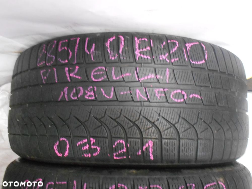 OPONY 285/40R20 PIRELLI PZERO WINTER NFO DOT 0321 5.8MM - 2