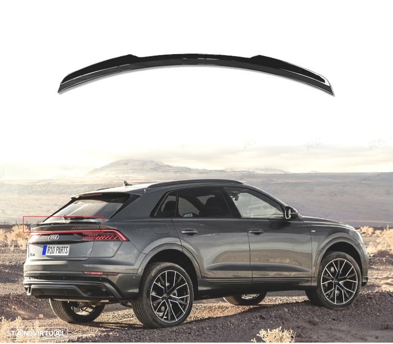 AILERON AUDI Q8 18- PRETO BRILHANTE - 1