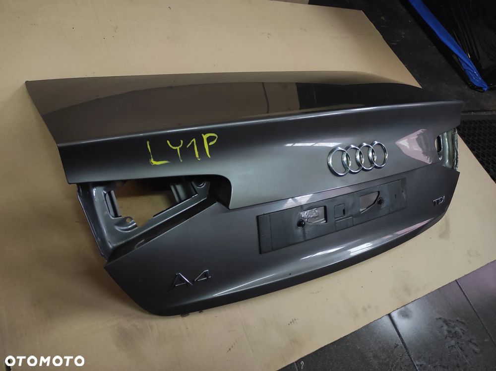 KLAPA BAGAŻNIKA TYLNA SZYBA AUDI A4 B8 LIFT SEDAN LY1P SZARA WYSYŁKA !!!! - 3
