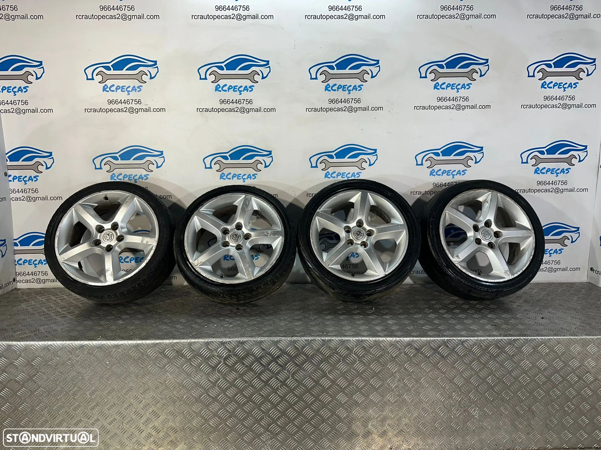 .Conjunto Jantes 17 Originais Opel Astra H GTC 7J ET39 5x110 OP12 - 1