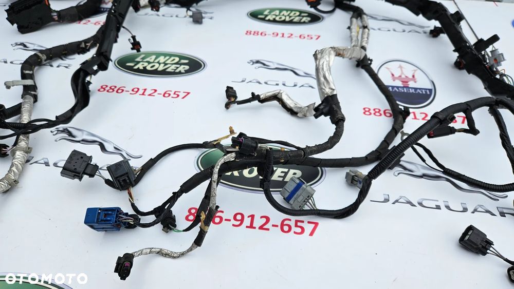 Jaguar XJ 351 LIFT 2015-2019 3.0 SC 306PS 340 KM  Instalacja silnika Wiązka Przewody GX53-12C508-BB - 7