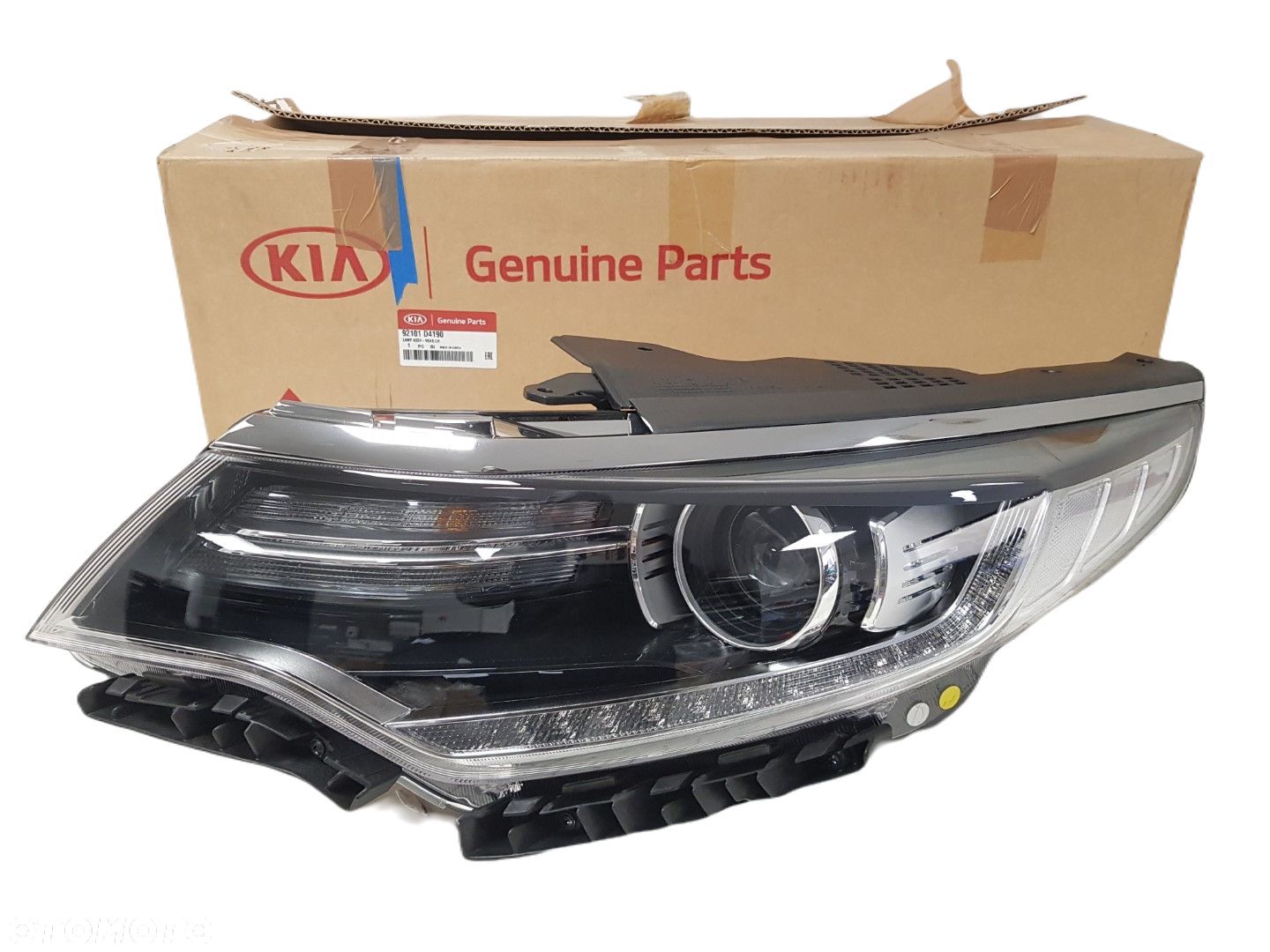 NOWA ORYGINALNA LAMPA LEWA PRZEDNIA XENON + LED KIA OPTIMA 4 IV 15-19 KOMPLETNA EUROPA 92101D4190 - 1