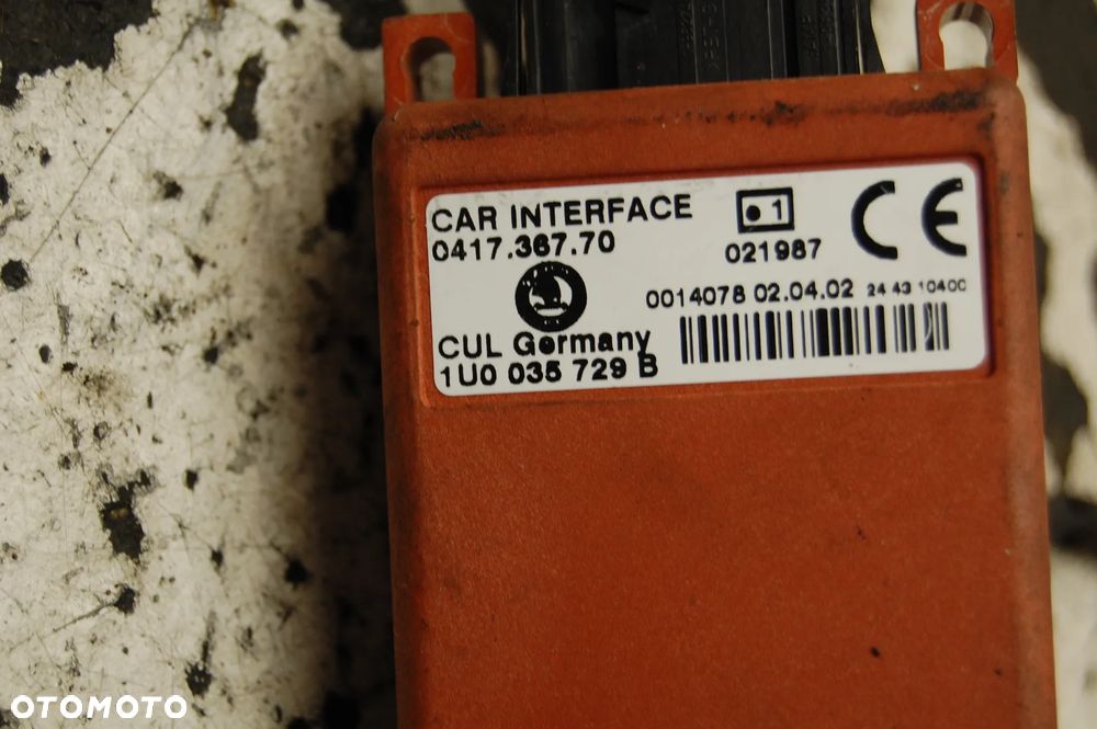 INTERFACE TELEFONU 1U0035729B SKODA SUPERB I VW PASSAT B5 - 3