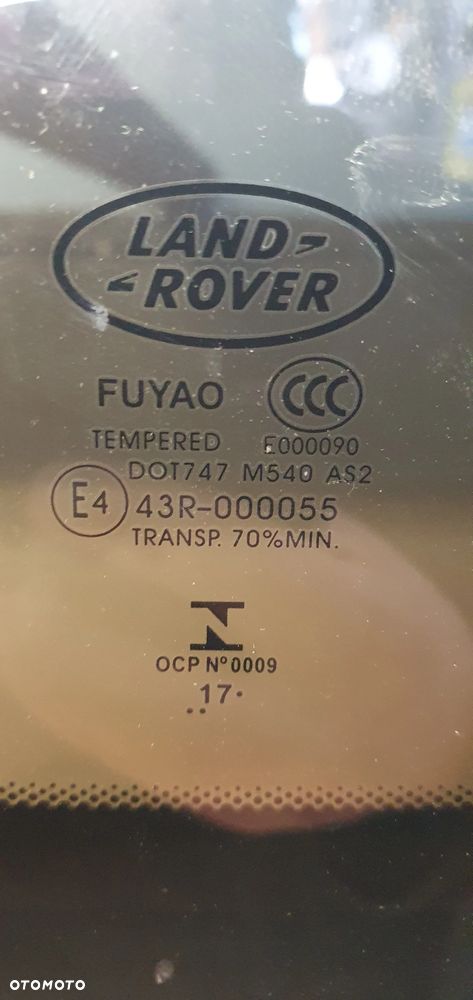 Szyba karoseryjna lewy tył tylna lewa Land Rover Discovery Sport L550 AS2 17r - 6