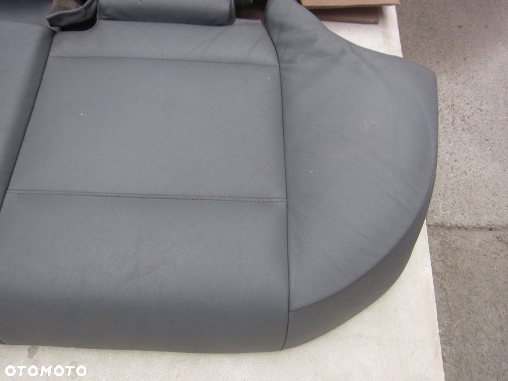 BMW 3 E46 KOMBI KANAPA TYLNA OPARCIE SZARE SIEDZISKO SZARA SKÓRA SKÓRZANY - 4