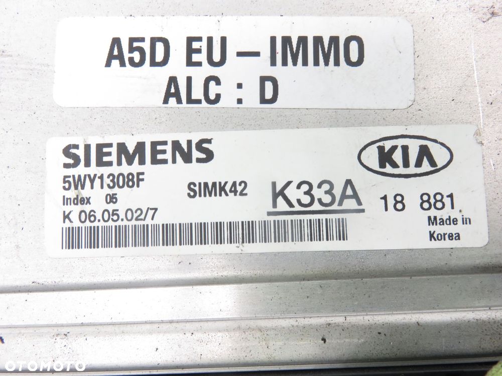 STEROWNIK KIA RIO 1.5 K33A18881 5WY1308F - 3
