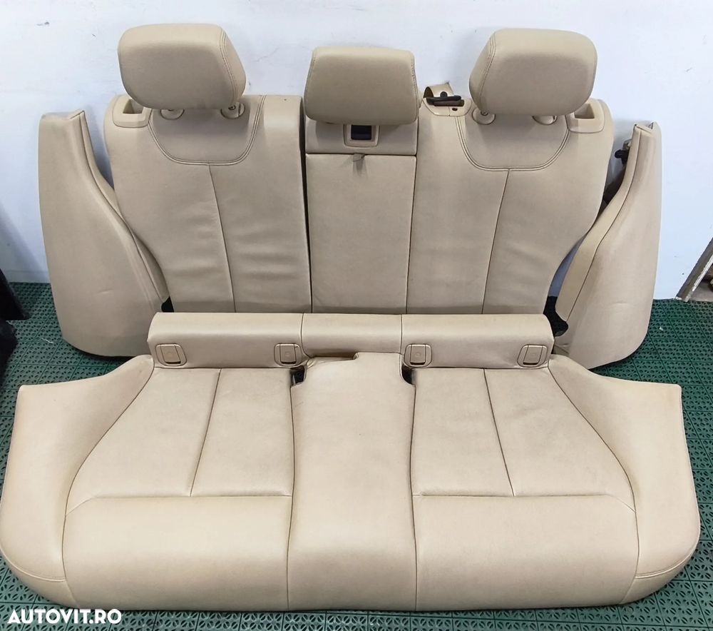 Scaune piele bej +bancheta BMW F31 fara incalzire (Dakota Venetobeige) de pe masina volan dreapta - 9