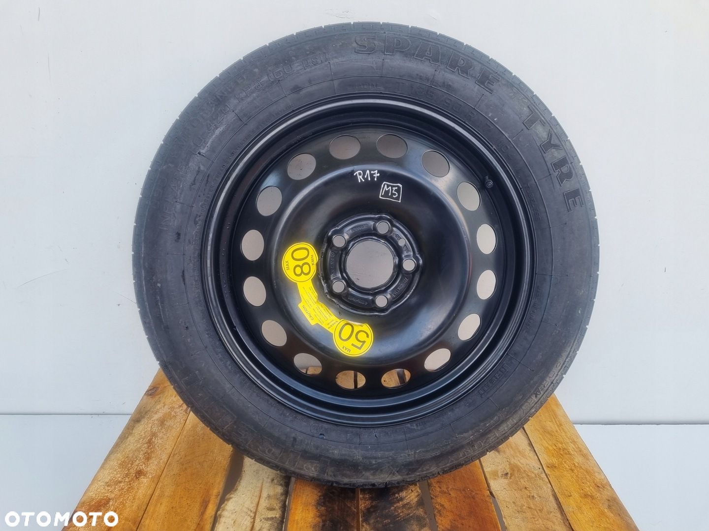 Volvo XC70 I II KOŁO DOJAZDOWE dojazdówka 135/90 R17 9209872 5x108 - 1