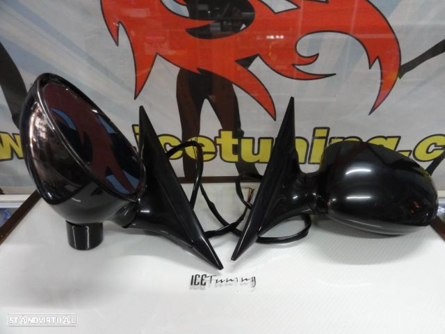 Espelhos / retrovisores rebatíveis com desembaciador e elétricos de 5 fios M5 look para BMW E39 1995-2003 4 portas (limo / touring) Electricos 5 fios - 6