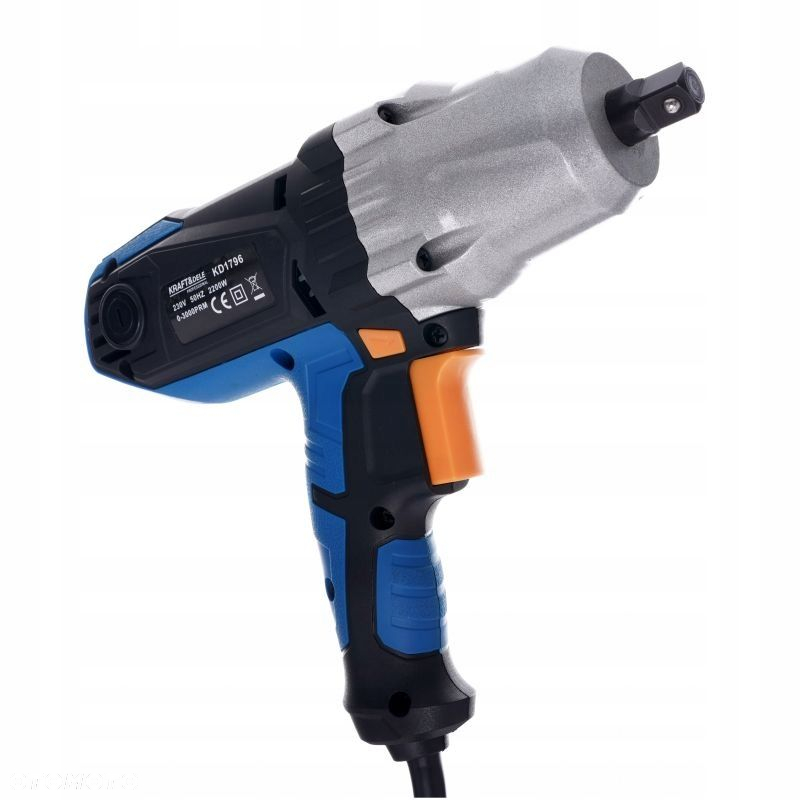 ELEKTRYCZNY KLUCZ UDAROWY 2200W 700Nm 1/2" DO KÓŁ WALIZNA  NASADKI KRAFT - 9
