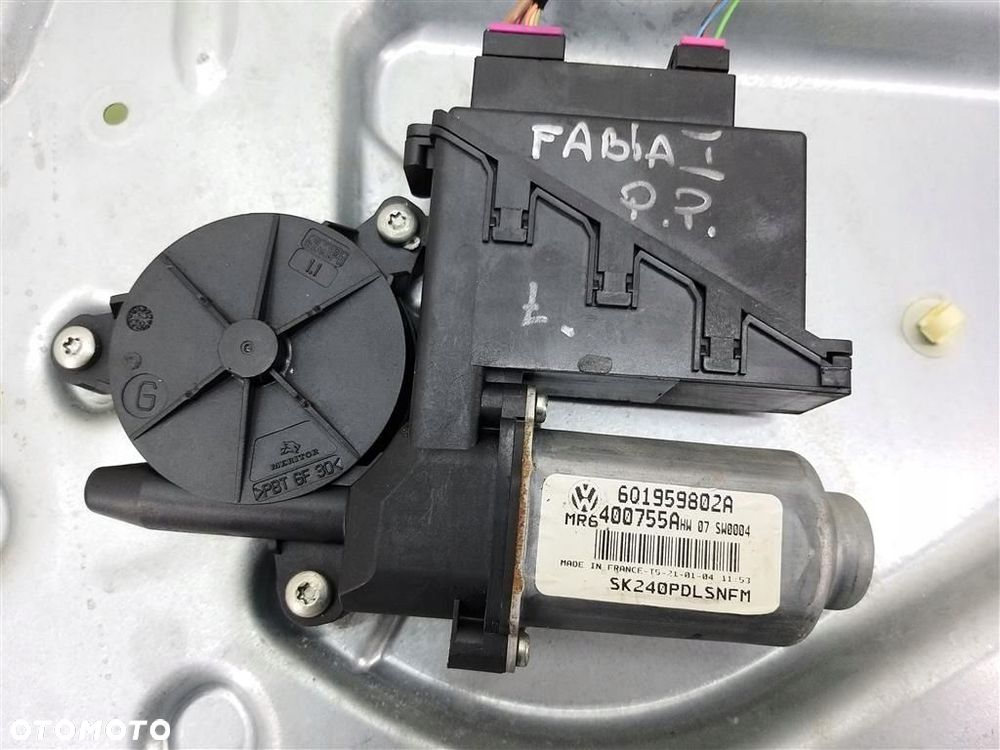 Podnośnik szyby przód prawy Skoda Fabia I 1999-2008 6Y1837752J VW AUDI SEAT - 2
