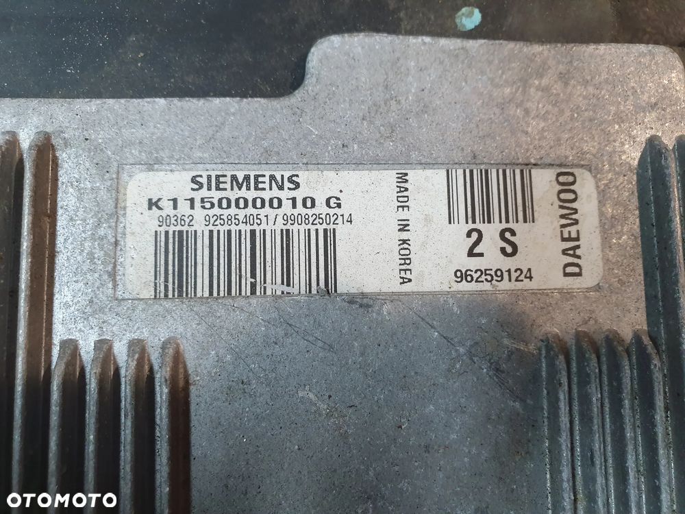 DAEWOO MATIZ STEROWNIK SILNIKA 96259124 0,8 800 K115000010G - 2