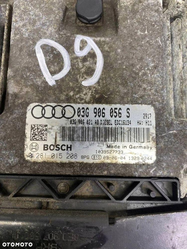 STEROWNIK KOMPUTER SILNIKA ECU 1.9 TDI AUDI VW SKODA A3 8P 03G906056S - 3