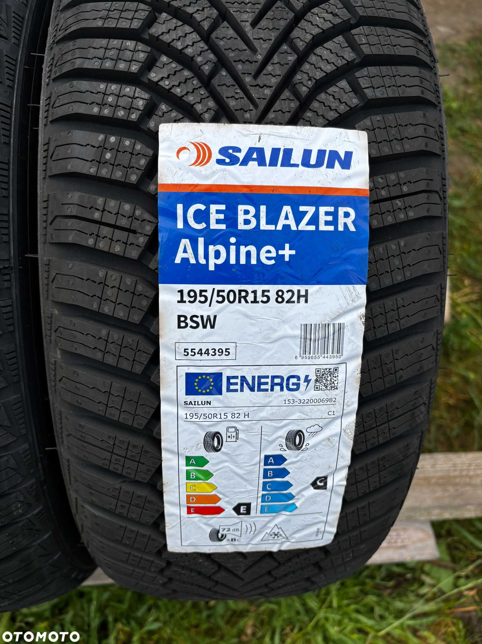 Okazja opony zimowe 195/50R15 82H SAILUN Ice Blazer Alpine+  2025r. - 2